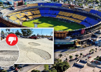 Baches en el Estadio UANL