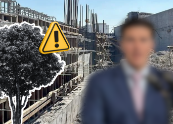 Samuel daña áreas verdes