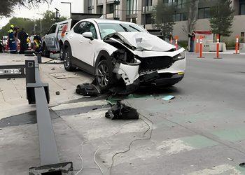 choque en la avenida Alfonso Reyes